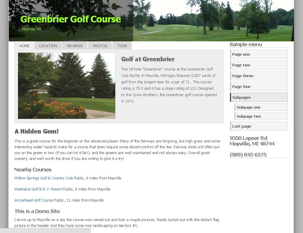 Greenbriar Golf Club