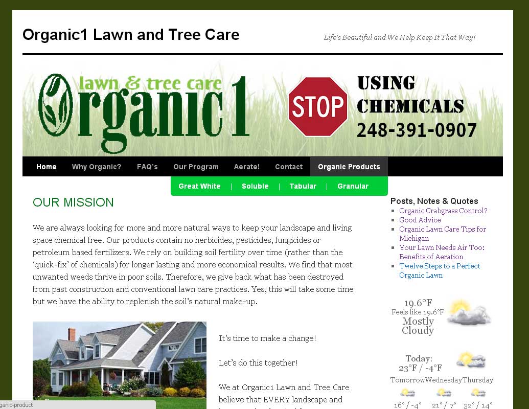 Organic1 Lawn Care